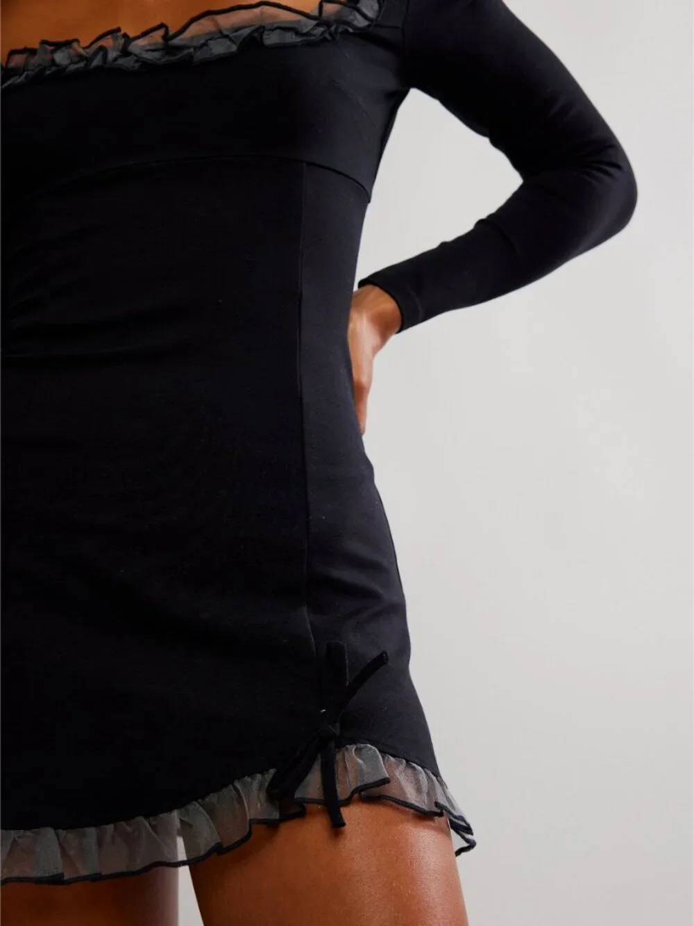 FREE PEOPLE Lucette Mini / Smoked Black